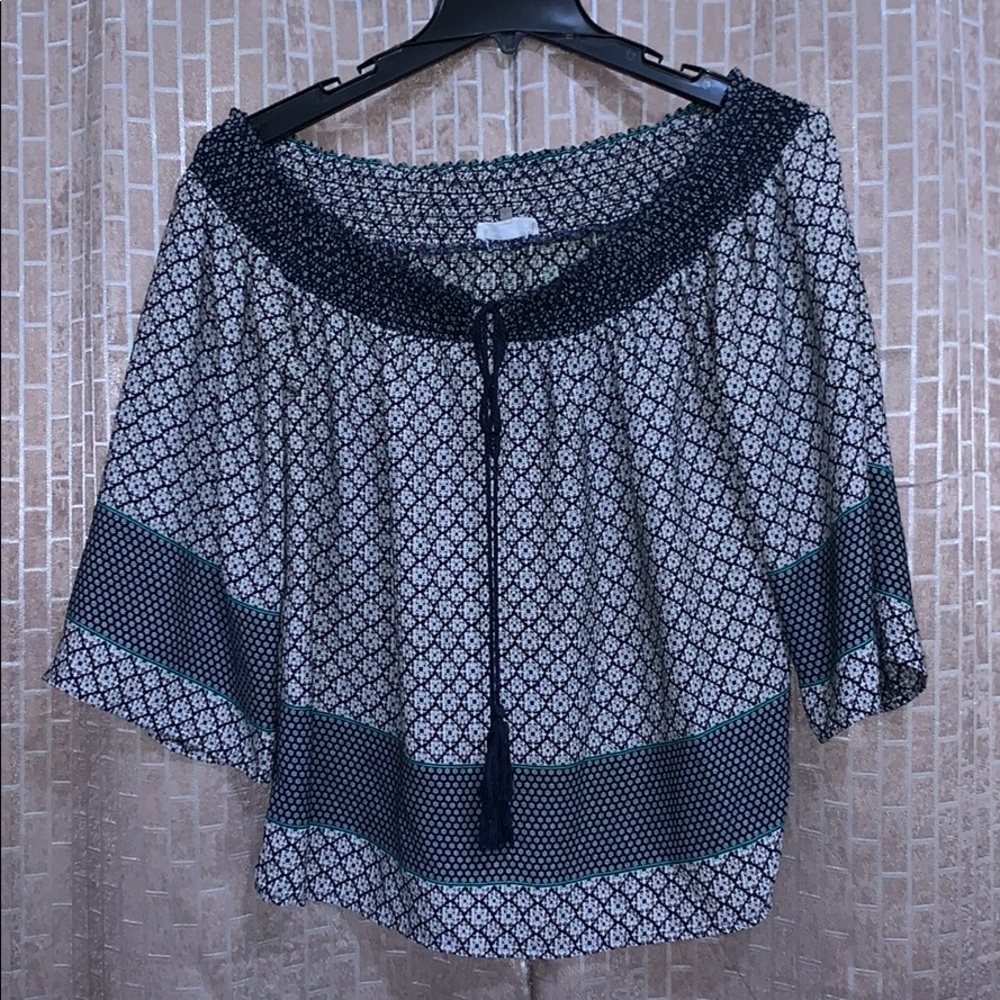 Sugar Lips off the shoulder top